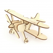  Puzzle 3D montessori avion din lemn personalizat